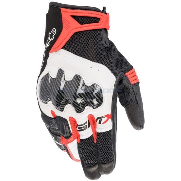 alpinestars アルパインスターズ グローブ SMX-R GLOVE ASIA カラー:BLACK WHITE BRIGHT RED(1304) サイズ:S|SPEED EDGE バイク用品専門店