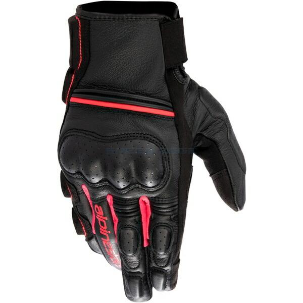 alpinestars アルパインスターズ レディース STELLA PHENOM LETHER GLOVE カラー:BLACK DIVA PINK(1839) サイズ:M｜SPEED EDGE バイク用品専門店