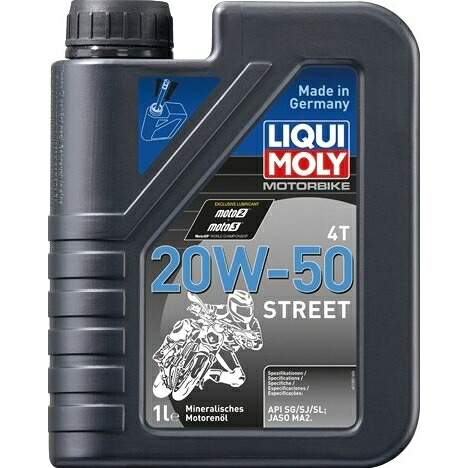 LIQUIMOLY(リキモリ) Motorbike 4T 20W-50 Street 20L [1560]