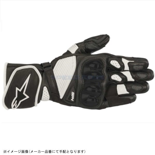 alpinestars アルパインスターズ SP-1 LEATHER GLOVE 8119 12 BLACK WHITE サイズ:L 大きな取引