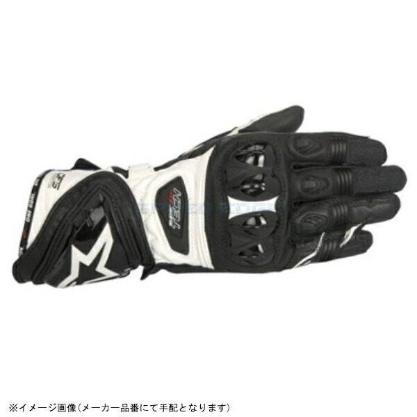 alpinestars アルパインスターズ SUPERTECH GLOVE カラー:BLACK WHITE 12 サイズ:L 特別価格