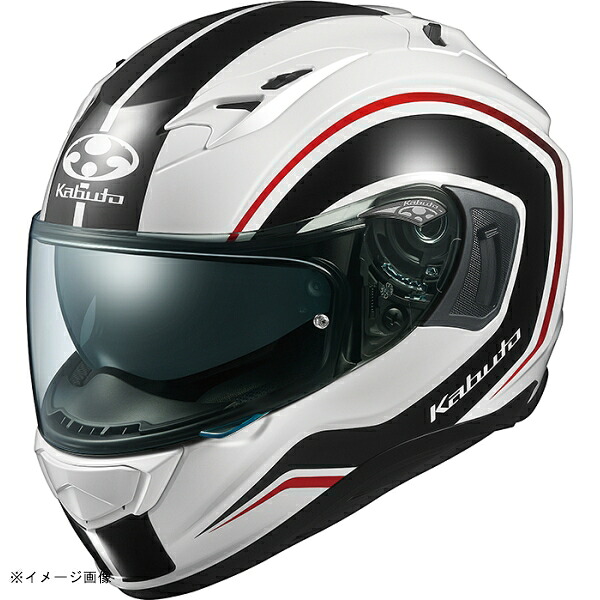 KABUTO(カブト) ヘルメット KAMUI-3 KNACK カムイ・3 ナック カラー:ホワイトブラック サイズ:S(55-56cm)|SPEED EDGE バイク用品専門店