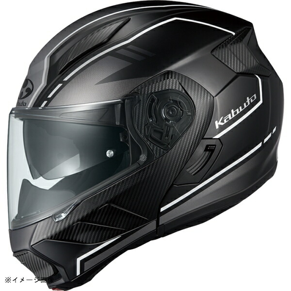 KABUTO(カブト) ヘルメット RYUKI BEAM リュウキ ビーム カラー:フラットブラックグレー サイズ:XL(61-62cm)