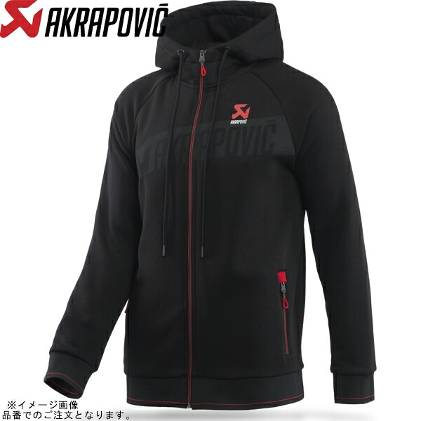 AKRAPOVIC アクラポビッチ802054 Corpo シリーズ ジップアップパーカー メンズSize:XS|SPEED EDGE バイク用品専門店