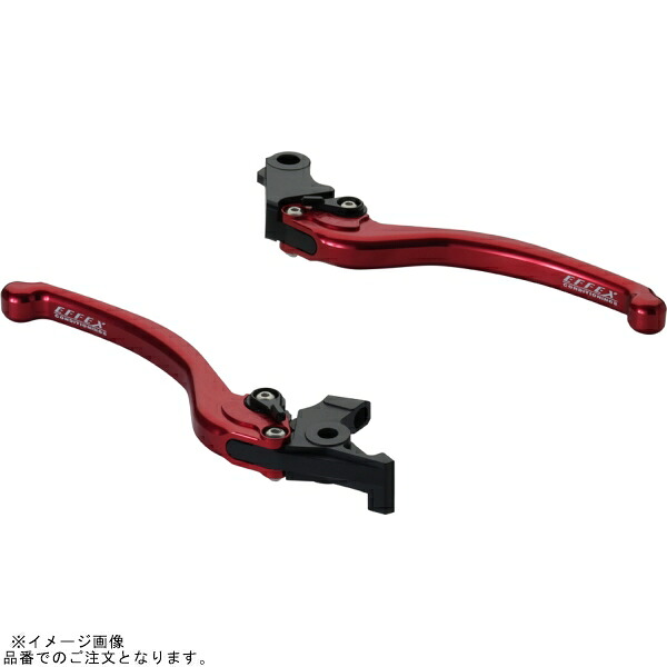 EFFEX EAL015R スムースフィットレバー レッド CB400SF/SB/ABS