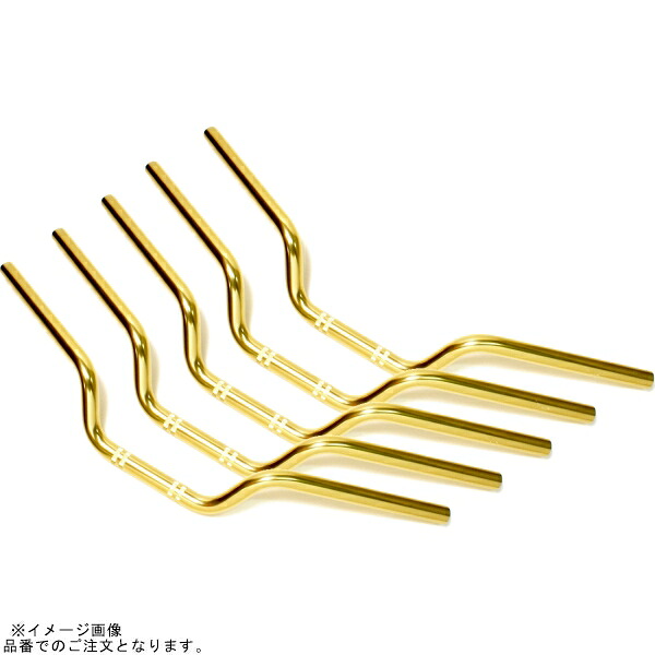 EFFEX EBF075G-5SET イージーフィットバー シャンパンゴールド HORNET250 (5本セット品)