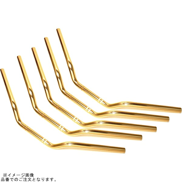 EFFEX EBF201G-5SET イージーフィットバー シャンパンゴールド V-MAX (5本セット品)|SPEED EDGE バイク用品専門店