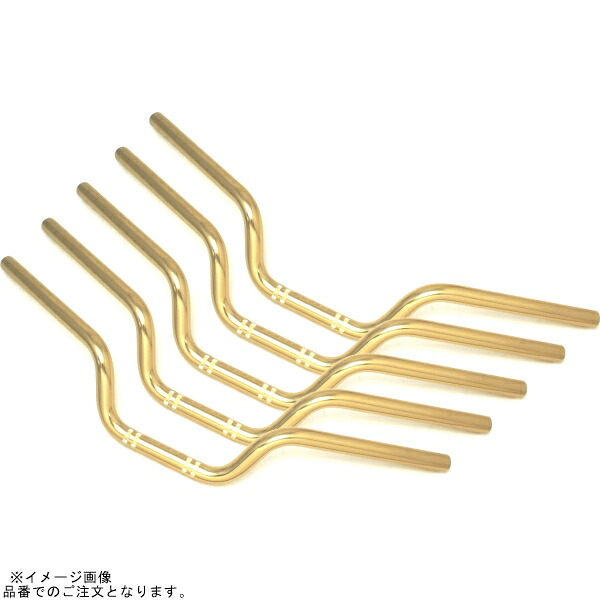 EFFEX EBL165G-5SET イージーフィットバーLow シャンパンゴールド VTR250/LD (5本セット品)｜SPEED EDGE バイク用品専門店