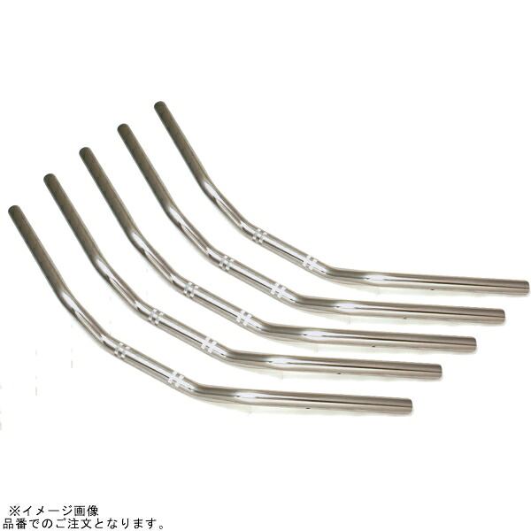 EFFEX EBL629S-5SET イージーフィットバーLow シルバー ZEPHYR750/RS (5本セット品)