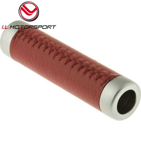I.L.モータースポーツ アイエルモータースポーツ NAB-0023ER サイドブレーキレバー レッドレザー/シルバー NA/NBロードスター