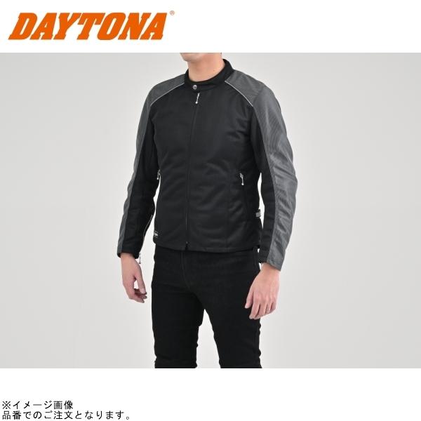 DAYTONA デイトナ 37172 DJ-003 メッシュシングルライダース グレー サイズ:L｜SPEED EDGE バイク用品専門店
