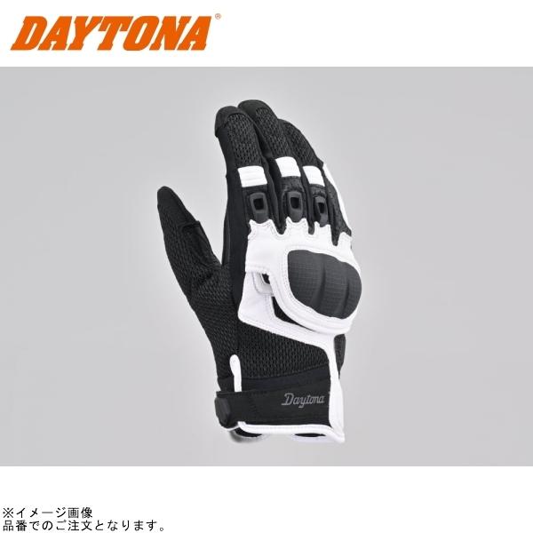 DAYTONA デイトナ 45902 DG-008 コンフォートエアフローメッシュグローブ ブラック/ホワイト サイズ:S