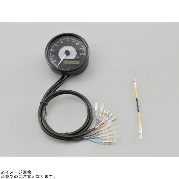 DAYTONA デイトナ 48139 VELONA 電気式スピード＆タコメーター φ80｜SPEED EDGE バイク用品専門店