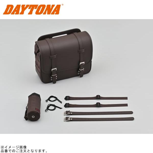 DAYTONA デイトナ 48400 DHS-57 サドルバッグ インナー防水 ブラウン 12L|SPEED EDGE バイク用品専門店