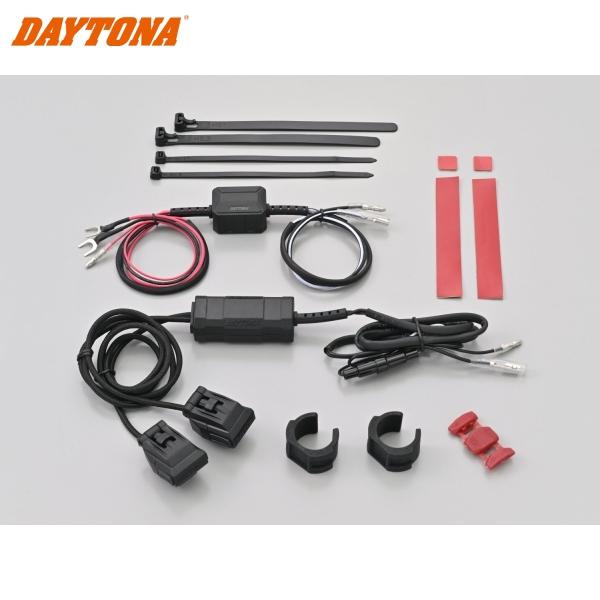 在庫あり DAYTONA デイトナ 46393 バイク専用USB電源 Type-A+Type-C(QC3.0/PD3.0) ポート数:2ポート