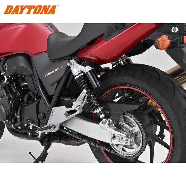 DAYTONA デイトナ 48810 アジャスタブルリアショック シルバーボディ/ブラックスプリング CB400SF(92～18) CB400SB(05～18)