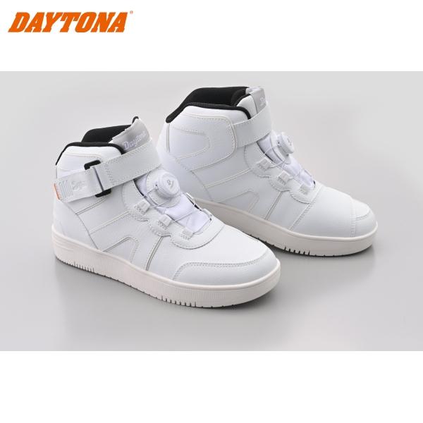 DAYTONA デイトナ 61583 DS-501 D-WPライディングシューズ カラー:ソリッドホワイト サイズ:23.5