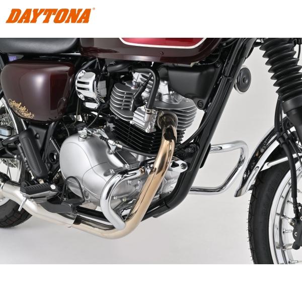DAYTONA デイトナ 61565 パイプエンジンガード W230 MEGURO S1 クロームメッキ|SPEED EDGE バイク用品専門店