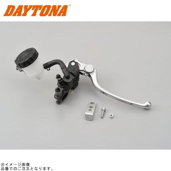 在庫あり DAYTONA デイトナ 79886 DAYTONA・NISSIN ラジアルブレーキマスターシリンダー 標準レバー 縦型φ17 (ホワイトタンク) ブラック/バフクリアー|SPEED EDGE バイク用品専門店