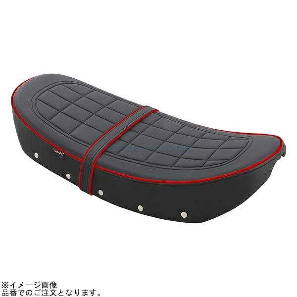 在庫あり KITACO キタコ 610-1320020 カスタムシート レッドパイピング｜SPEED EDGE バイク用品専門店