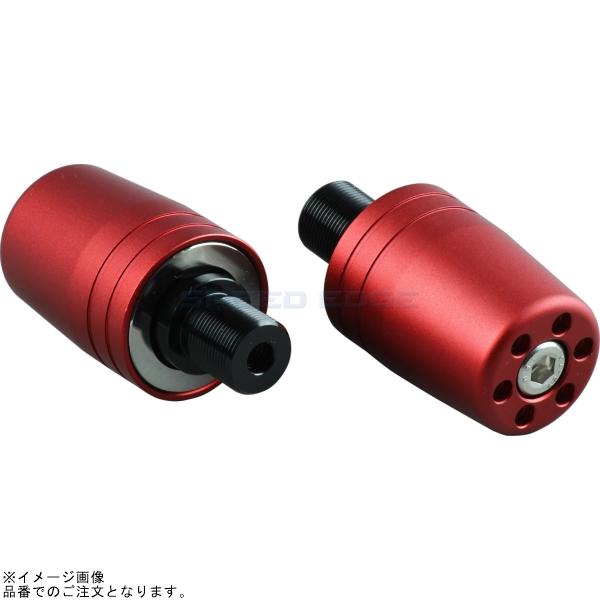 POSH ポッシュ 031989-22-10 ウルトラヘビーバーエンド カワサキ純正ハンドル用 M17タイプ マットレッド |ZX-10R Ninja H2/CARBON