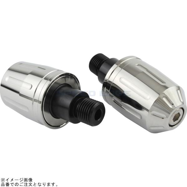 POSH ポッシュ 033779-33-10 ウルトラヘビーバーエンド タイプ2 ヤマハ純正ハンドル用 M16タイプ メッキ