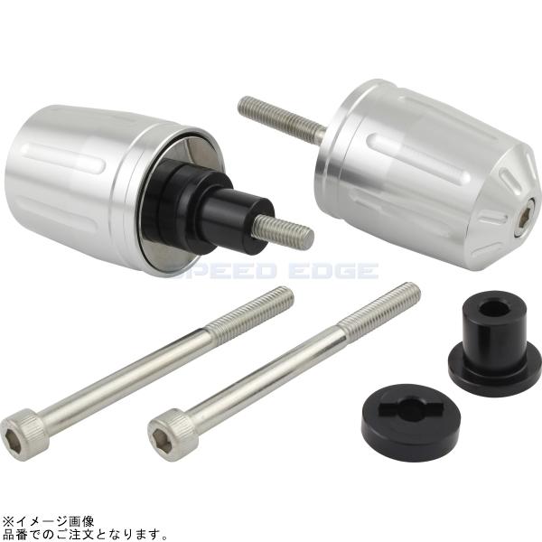 POSH ポッシュ 033689-03-10 ウルトラヘビーバーエンド タイプ2 カワサキ純正ハンドル用 M6タイプ シルバー |Ninja250SL Ninja650 Z650 Ninja H2-SX