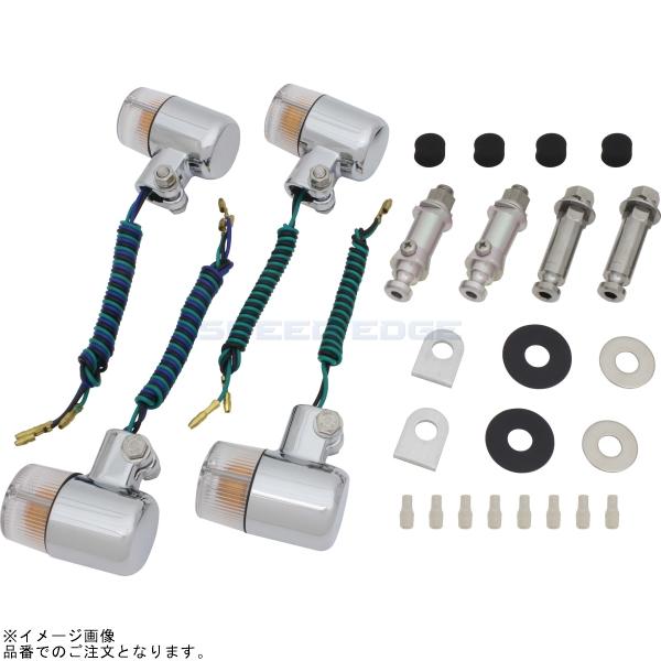 POSH ポッシュ 157492-33 71タイプウインカーセット メッキボディ/クリアーレンズ |ホーネット250｜SPEED EDGE バイク用品専門店
