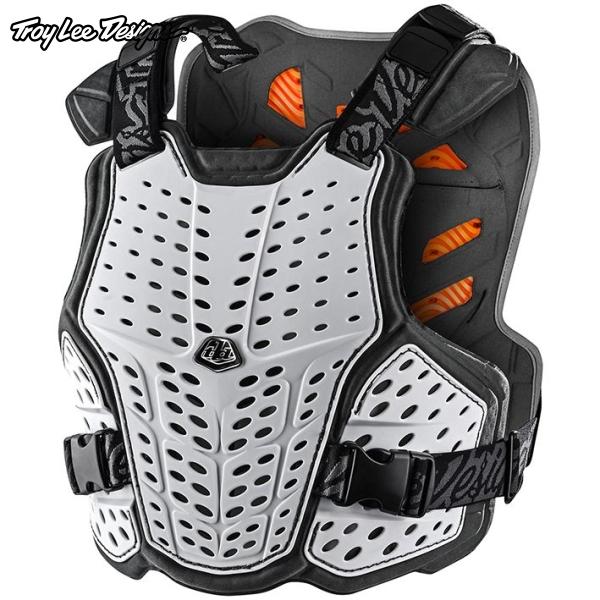 Troy Lee Designs トロイリーデザインズ TDV021 ROCK FIGHT CE チェストプロテクター カラー:WHITE サイズ:XS/S｜SPEED EDGE バイク用品専門店