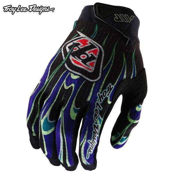 Troy Lee Designs トロイリーデザインズ TDT086 エアー グローブ カラー:TORCHED BLACK/PURPLE サイズ:M