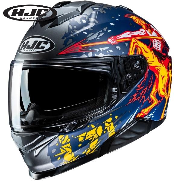 HJC ヘルメット HJH264 i71 タウロス カラー:RED(MC1SF) サイズ:L｜SPEED EDGE バイク用品専門店