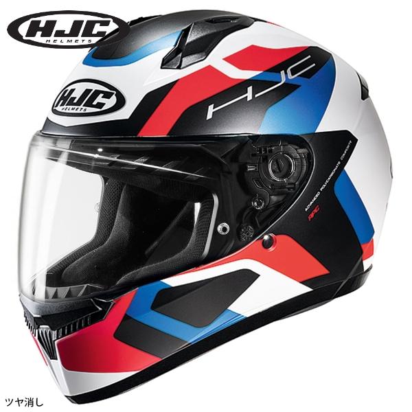 HJC ヘルメット HJH233 C10 ティンス カラー:BLACK/RED/BLUE(MC21SF) サイズ:XL｜SPEED EDGE バイク用品専門店