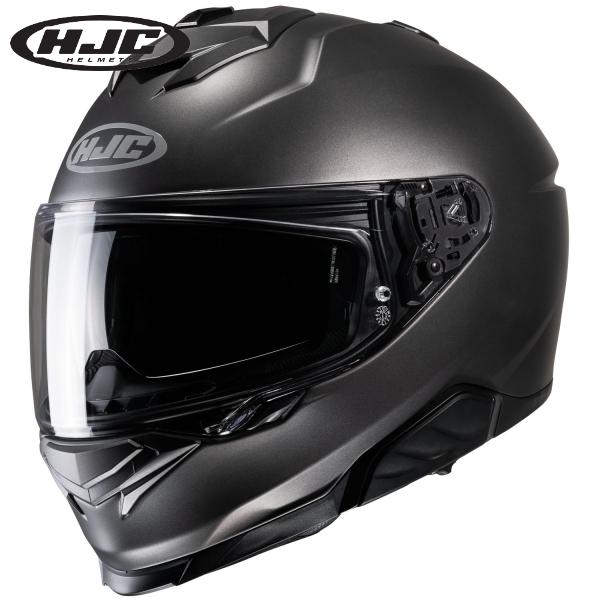 HJC ヘルメット HJH247 i71 ソリッド カラー:SEMI FLAT TITANIUM サイズ:M｜SPEED EDGE バイク用品専門店