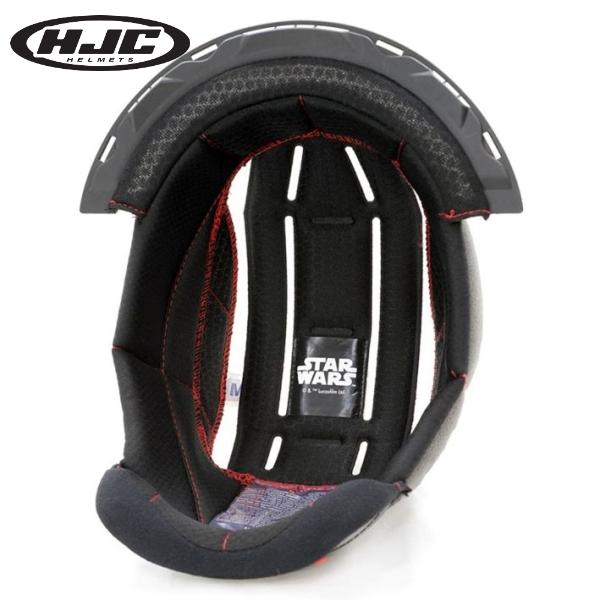 HJC ヘルメット HJP447 インナーライナー:RPHA11:カイロ レン 標準:M用 カラー:ブラック(無地)/レッドステッチ サイズ:M(7mm)
