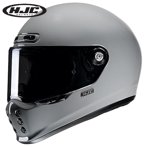 HJC ヘルメット HJH248 V10 ソリッド カラー:GRAY サイズ:L