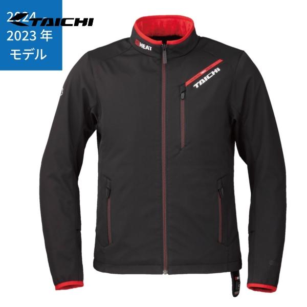 RS TAICHI RSタイチ RSU637 e-HEAT インナージャケット カラー:BLACK/RED サイズ:S