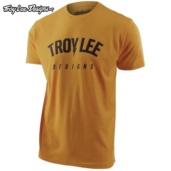 Troy Lee Designs トロイリーデザインズ TDA038 BOLT SHORT SLEEVE TEE カラー:MUSTARD サイズ:L