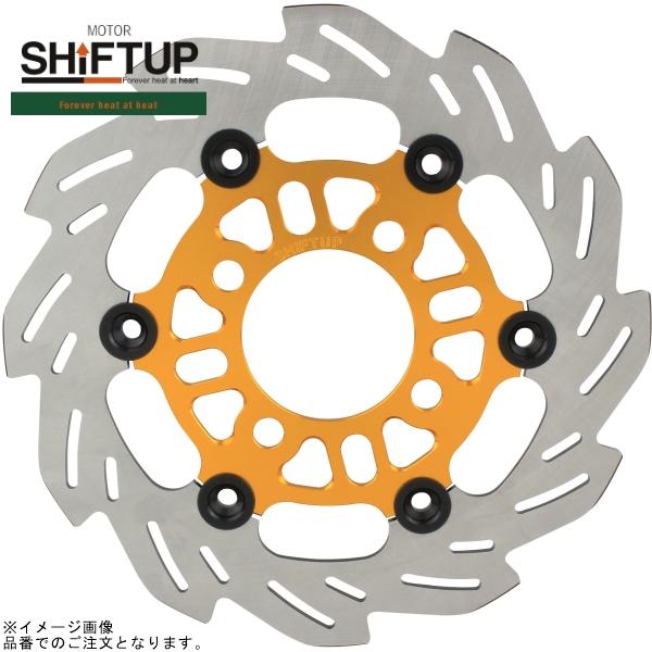 SHIFTUP シフトアップ 260056-04 ウェーブフローティングディスクローター 220mm ゴールド/ブラック