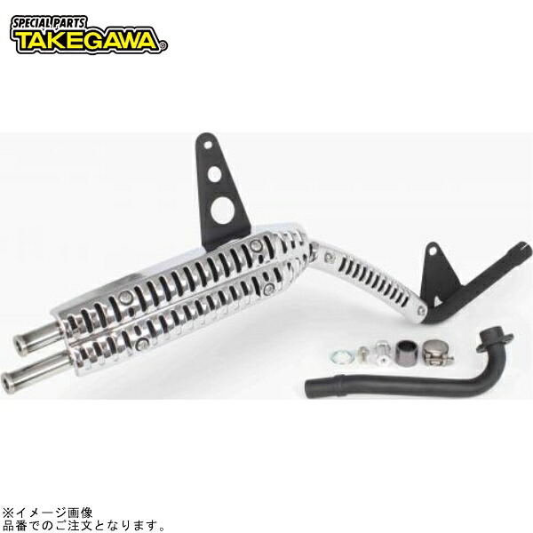 SP武川 04-02-0335 スクランブラーマフラー(リフトアップ)(政府認証)｜SPEED EDGE バイク用品専門店