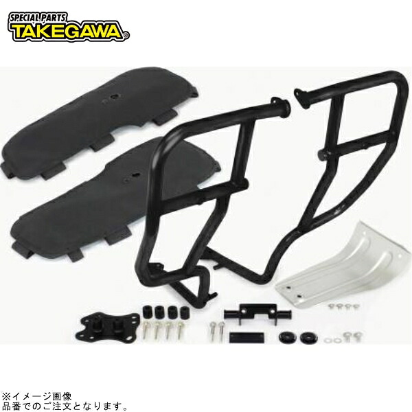 SP武川 06-00-0020 レッグバンパー&シールドキット(BLACK)｜SPEED EDGE バイク用品専門店 38,099円