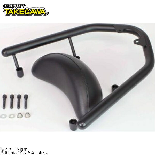 在庫あり SP武川 09-11-0292 グラブバー(ブラック/ラージバックレスト付き)｜SPEED EDGE バイク用品専門店