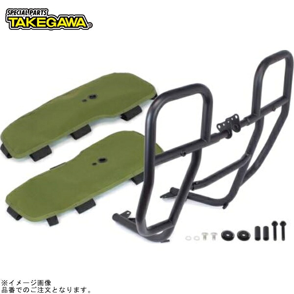 SP武川 06-00-0053 レッグバンパー&シールドキット(GREEN)