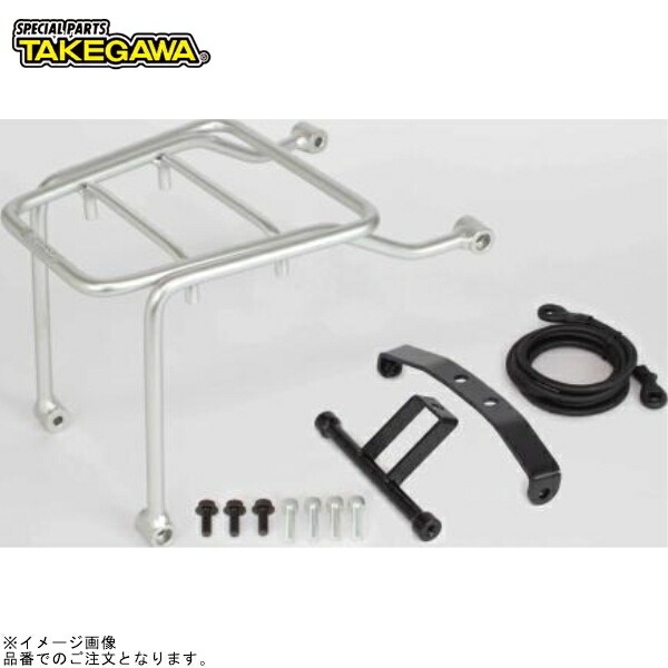 在庫あり SP武川 09-11-0314 センターキャリアキット(シルバー/ゴムロープ付)