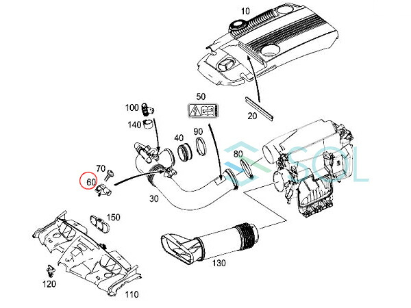 ベンツ W210 W211 W212 W7 W219 W639 インマニプレッシャー感知器 絵図センサー E240 E250 E280 00 50 E430 E500 E550 E63 Cls350 Cls500 Cls550 Cls63 V350 Cannes Encheres Com