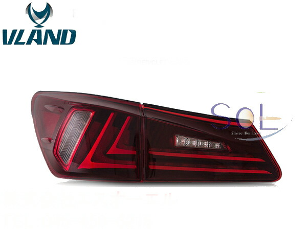 楽天市場】レクサス IS / ISFファイバーテールLEDテールランプ V2