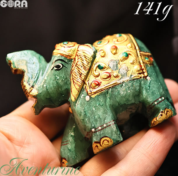 楽天市場】【一点もの！】ガネーシャ(良質アベンチュリン) 約140mm