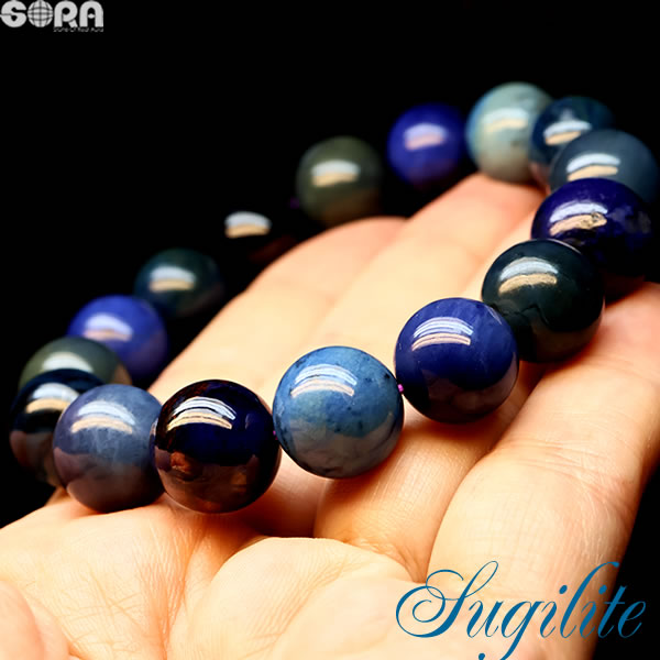 専用　大玉 チャロアイト・スギライト ブレスレット ラリマー＆スギライト＆チャロアイト コンビブレスレット