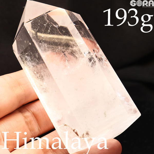 【限定1点モノ】ヒマラヤ水晶 193g ポイント ガネーシュヒマール産 原石 パワーストーン 天然石 水晶 ポイント クラスター【原石系】 13,706円