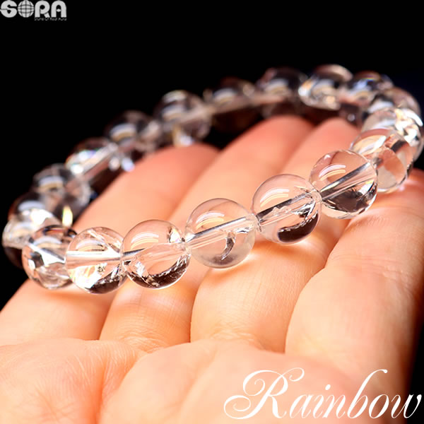 楽天市場】高品質 天然 アイリスアメジスト ブレスレット 虹入り 直感