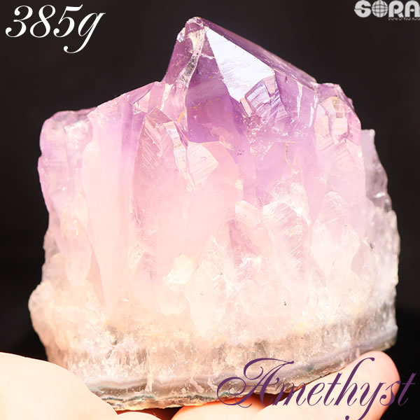 【恋愛運・癒し】希少！高品質！ピンクアメジストクラスター️お花️シュガーMN38 ピンクアメジスト クラスターの通販